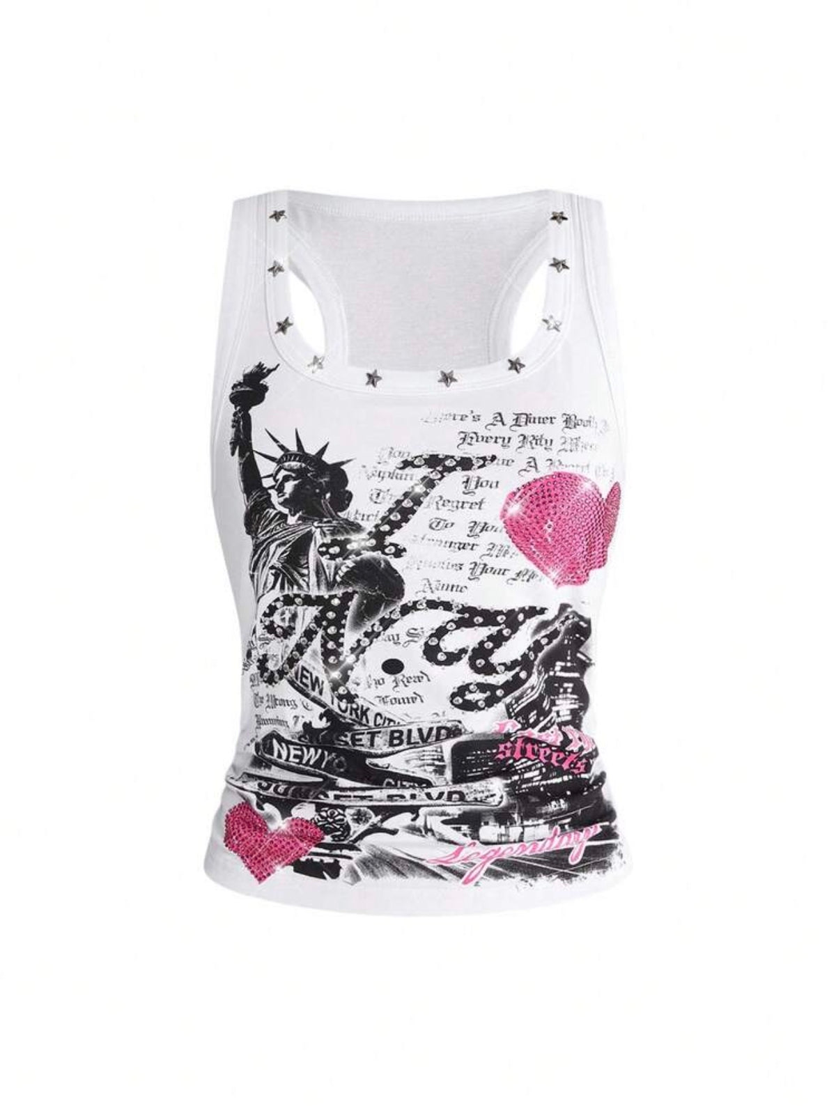 “ Vintage Vice” White Top