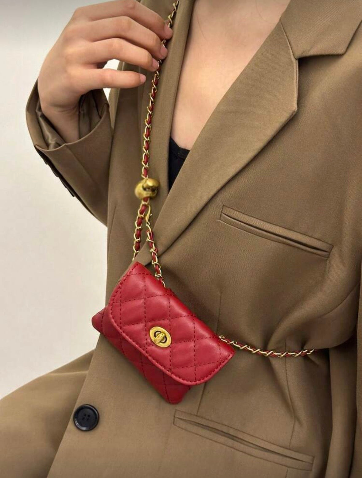 “Trinklet” Red Handbag