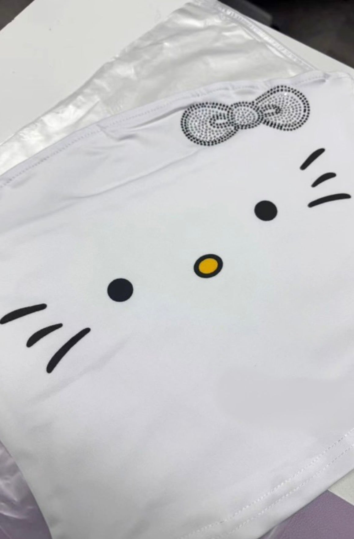 “Hello Kitty” White Tube Top