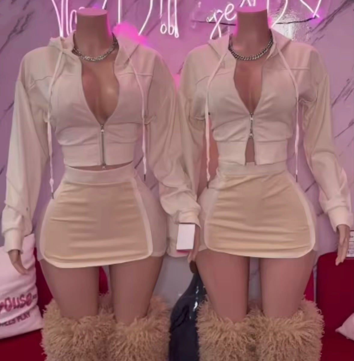 “Nevada” Nude 2 Piece Set