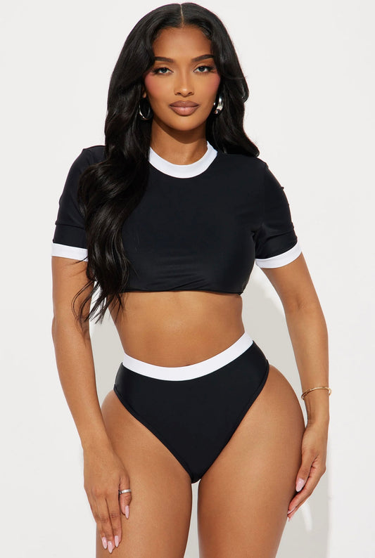 “Mani” Black 2 Piece Swimsuit