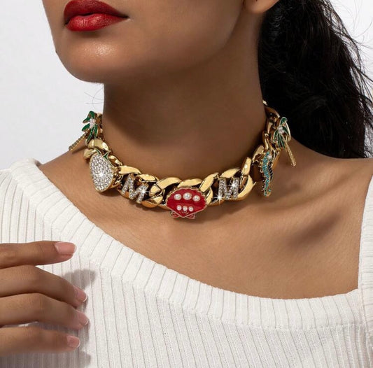 “Nandalay” Gold Necklace