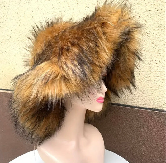 “Fluffy Furry” Brown Hat