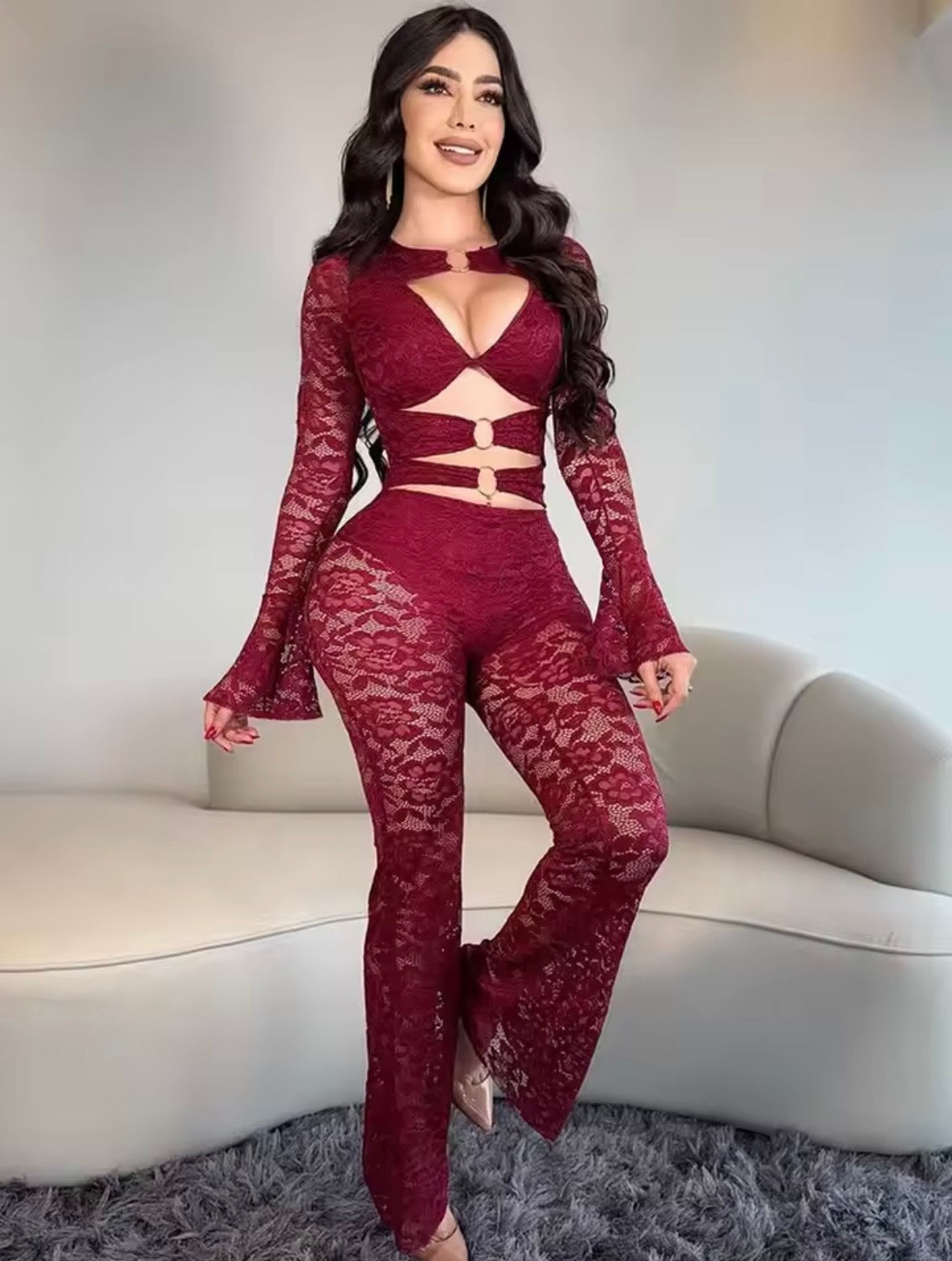 “Lacey Luxe” Black Jumpsuit