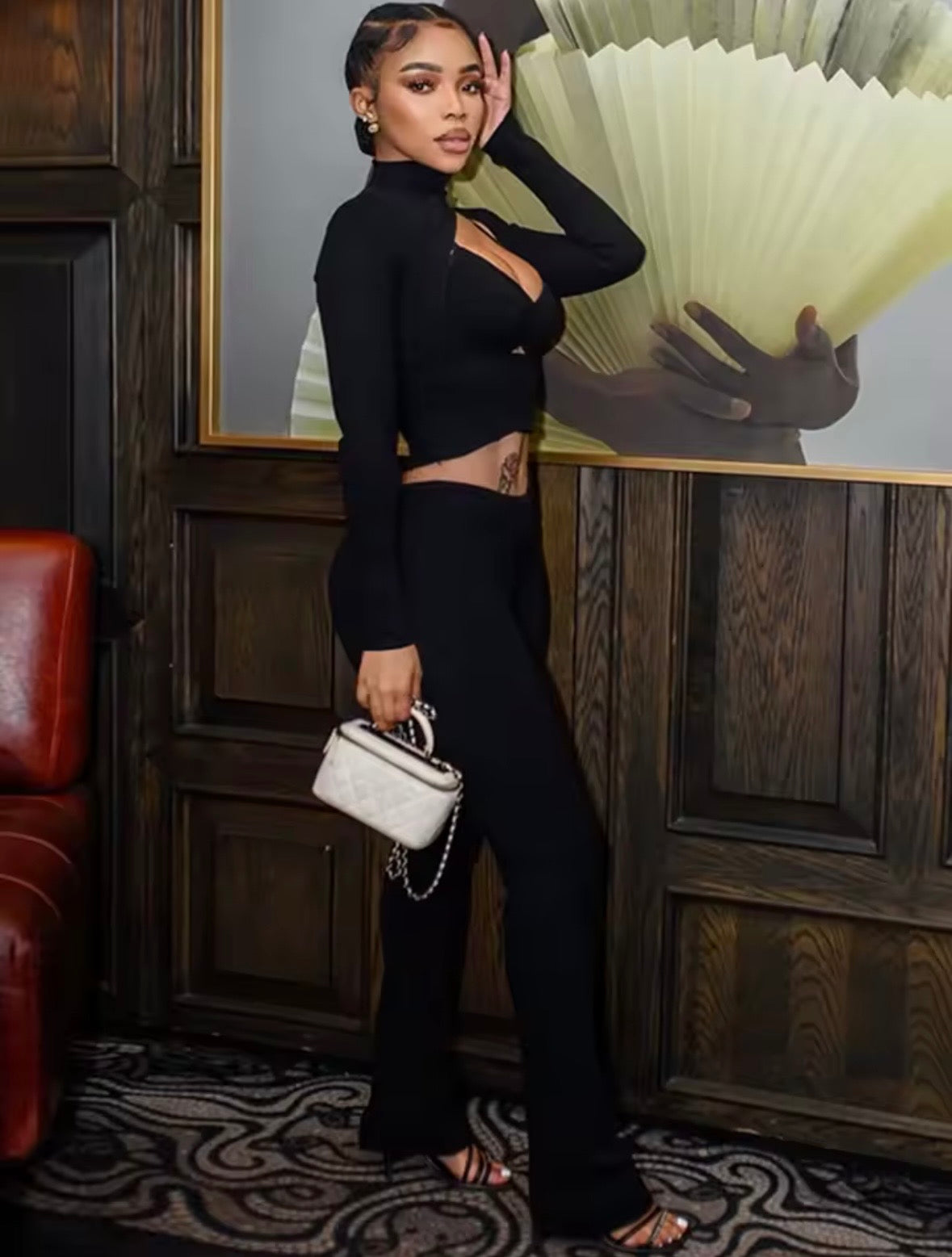 “Track Me” Black 3 Piece Set