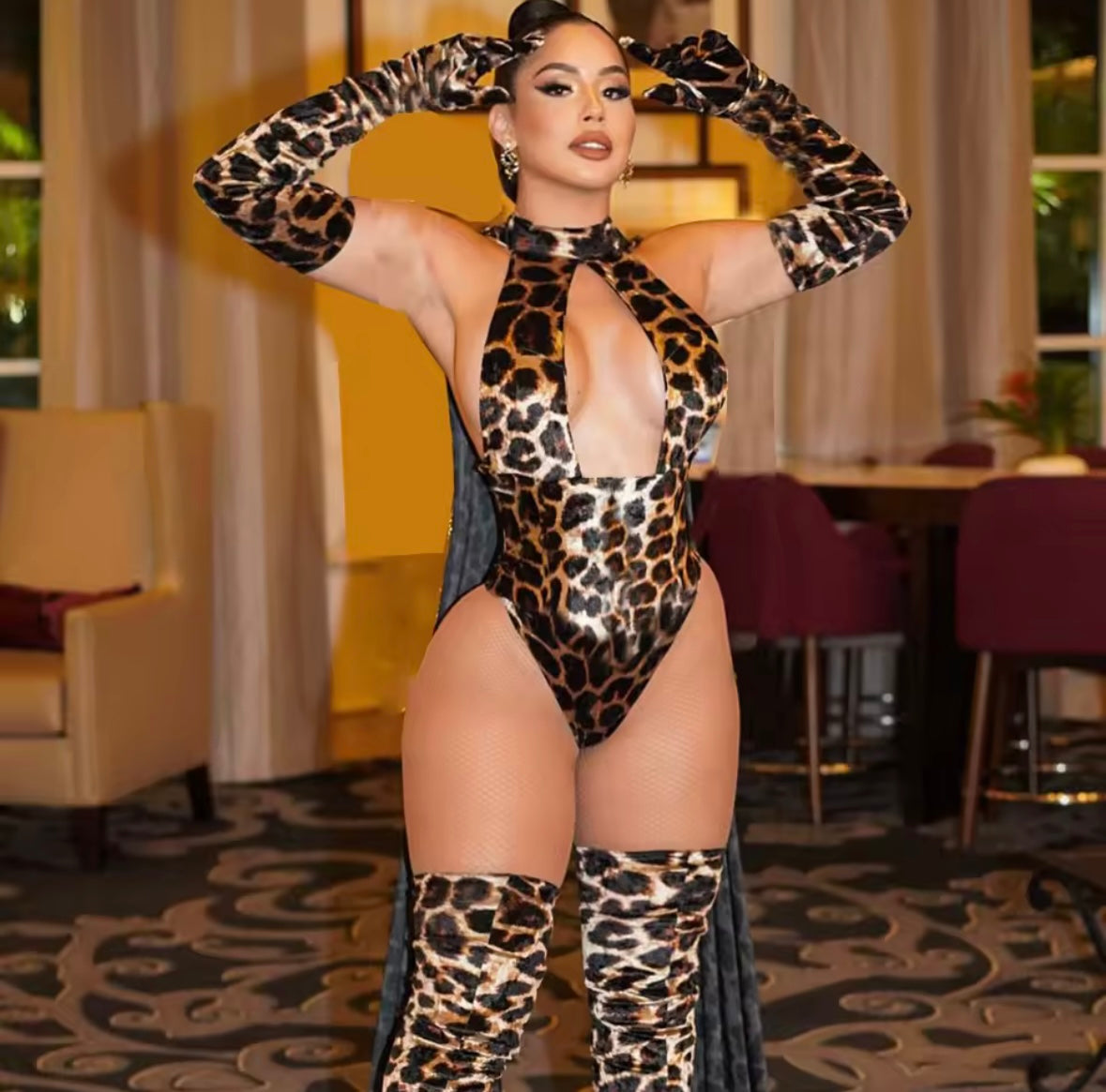“Leopard Lina” 3 Piece Set Costume