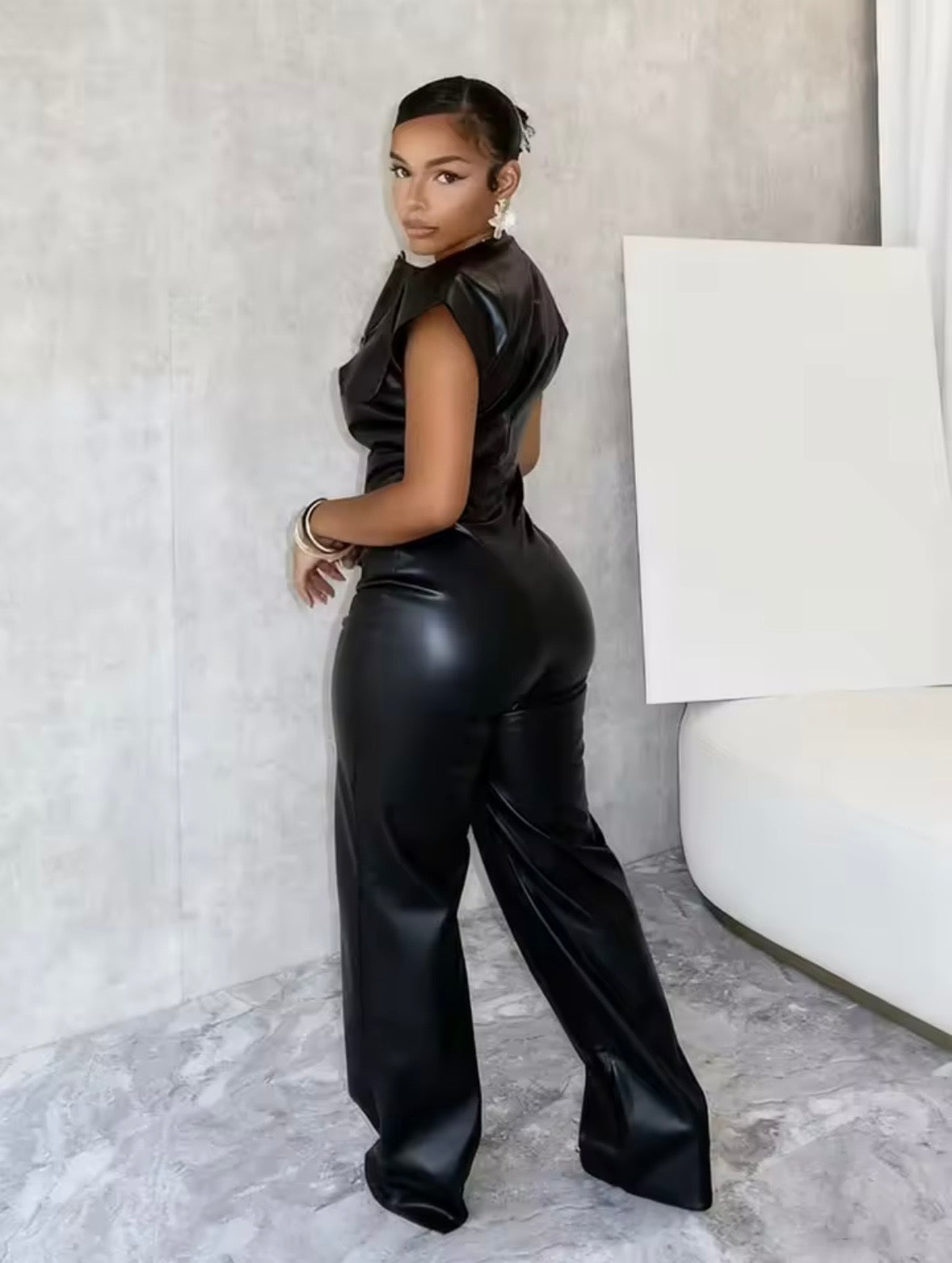 “Lady Mauve” Burgundy Jumpsuit