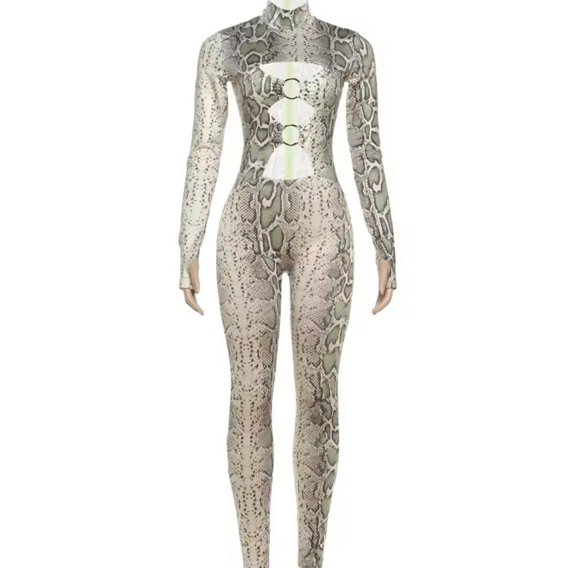 “Cobra” Orange Jumpsuit