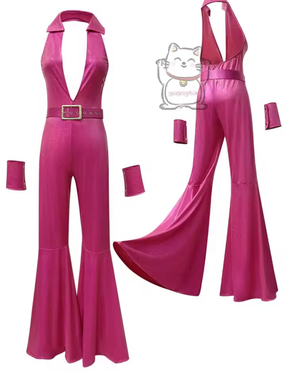 “Disco” Pink Jumpsuit