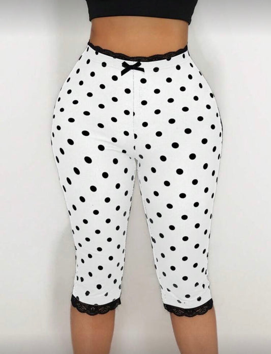 “Polka Dot” White Shorts