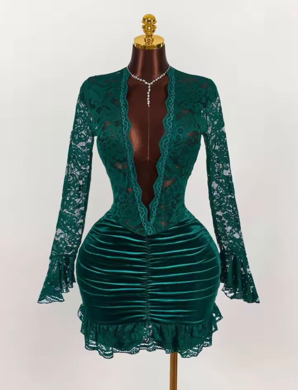 “Lindsey Lace” Black Dress