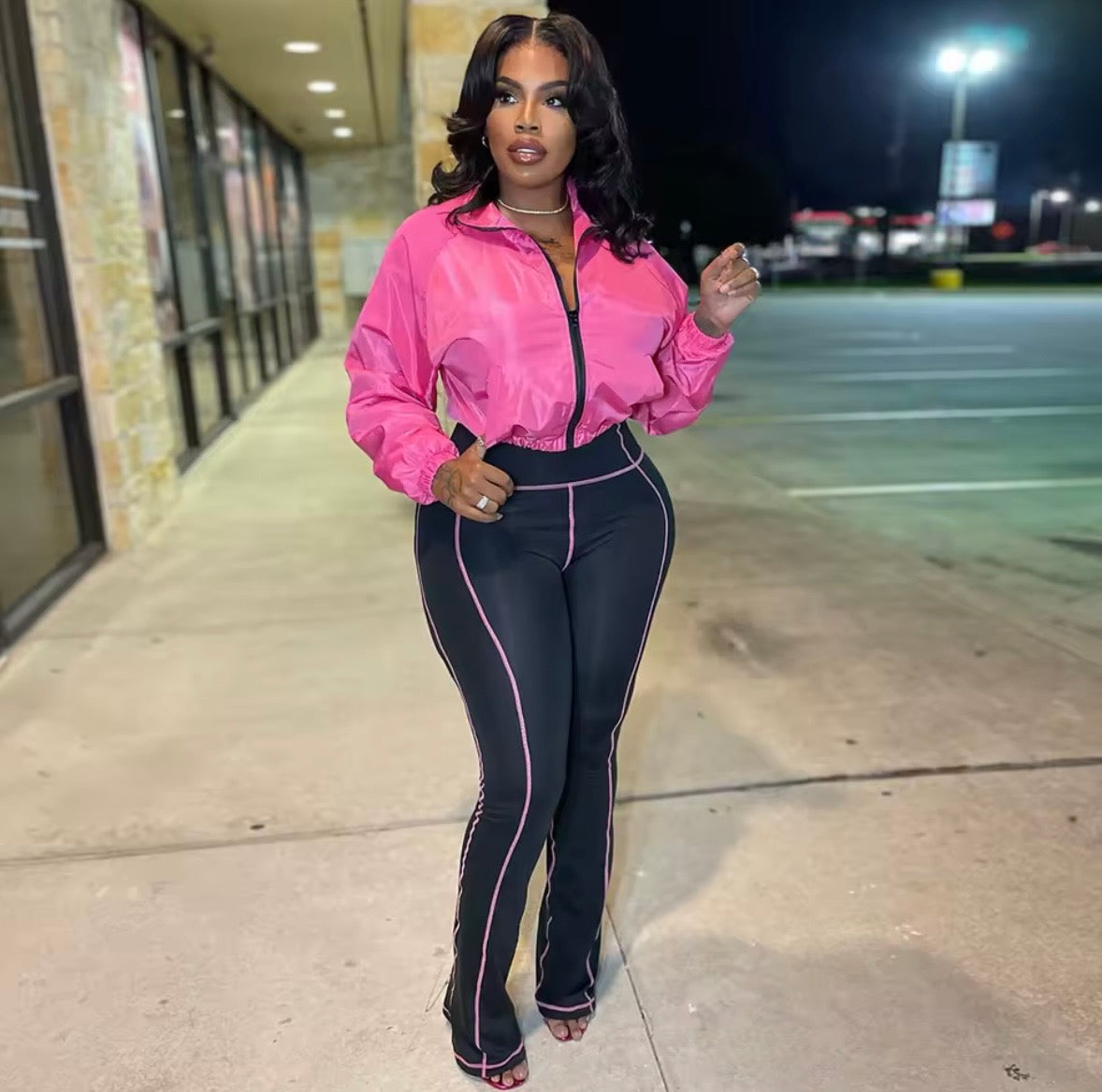 “Take Me Thru There” Burgundy 2 Piece Set