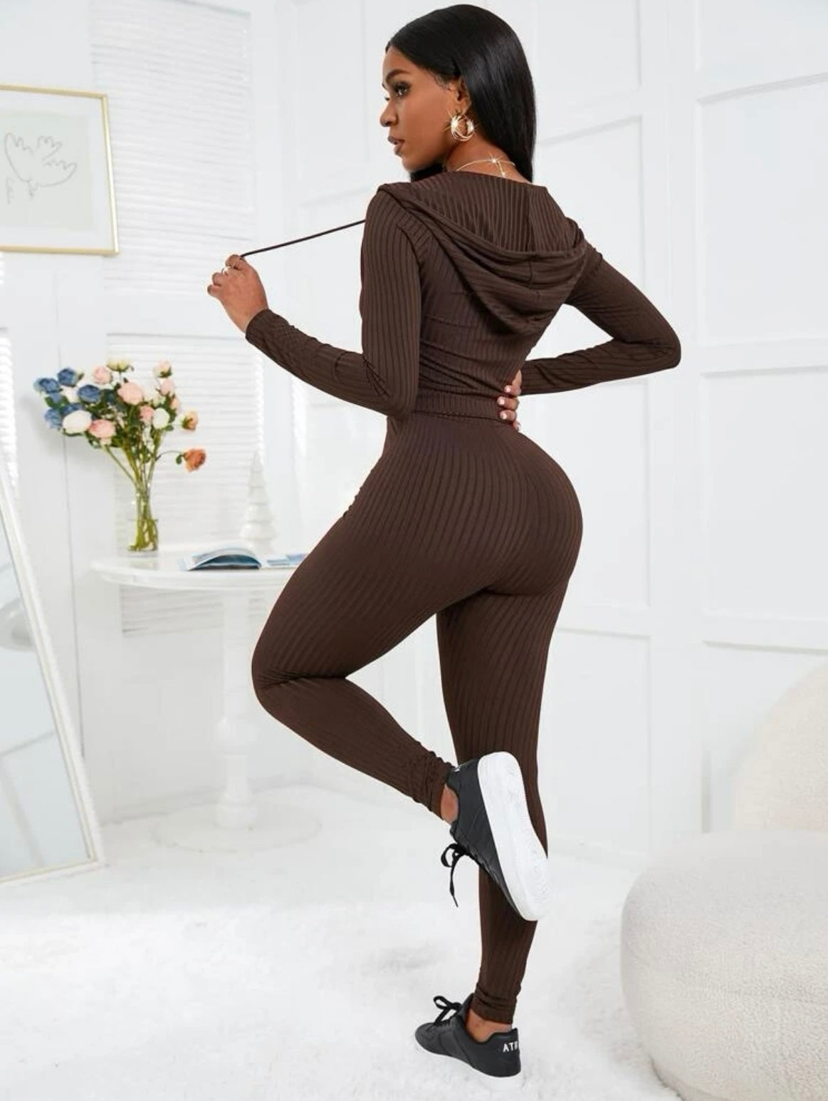 “Road Runner”-Mocha 2 Piece Set