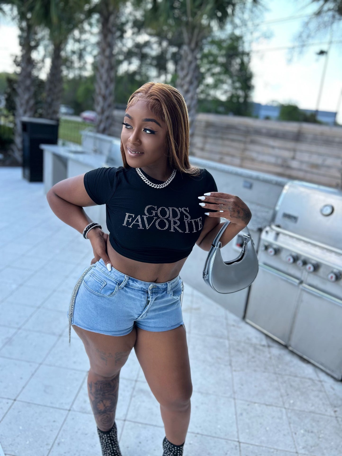 “Gods Favorite” Black Top