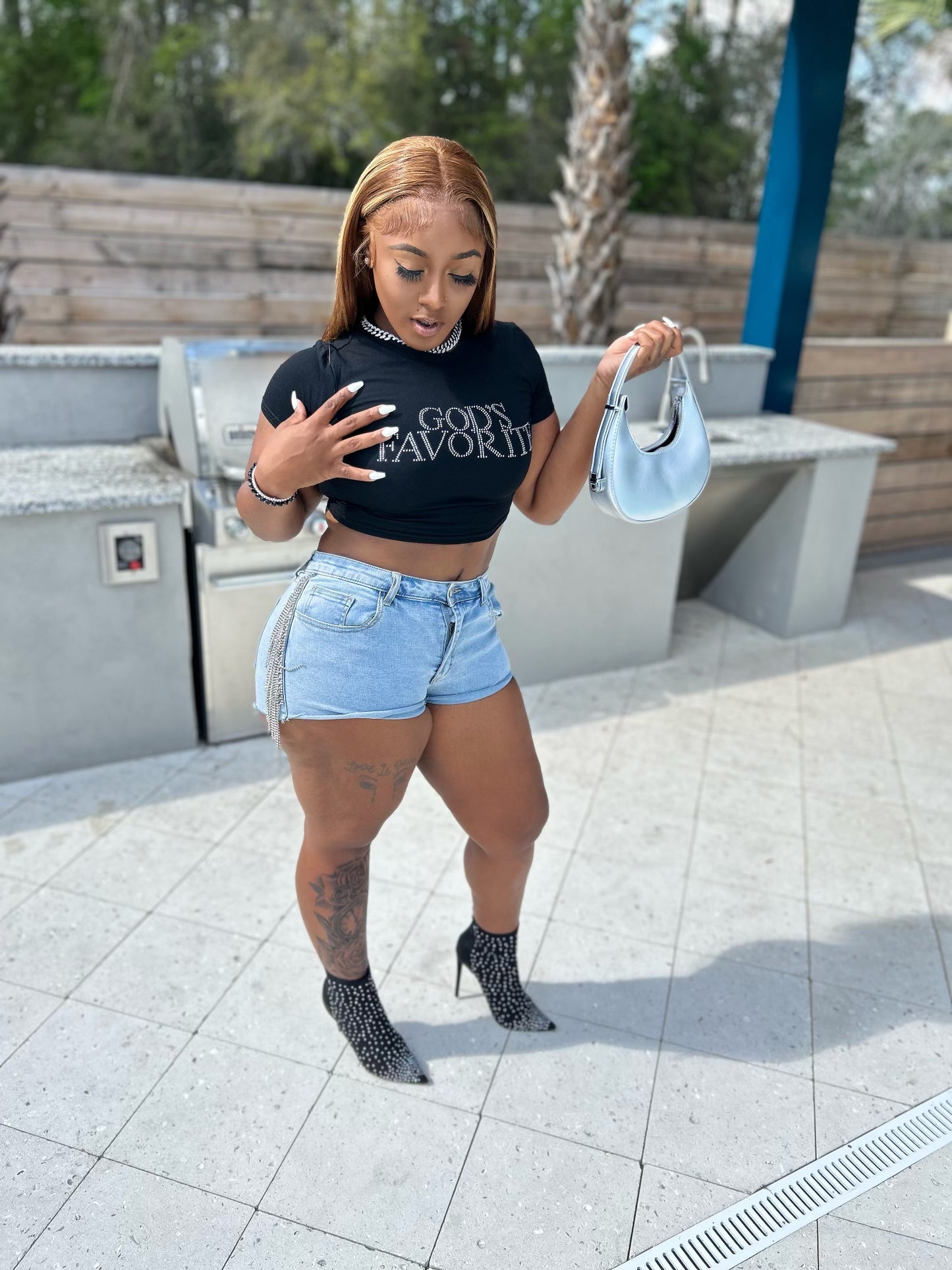 “Gods Favorite” Black Top