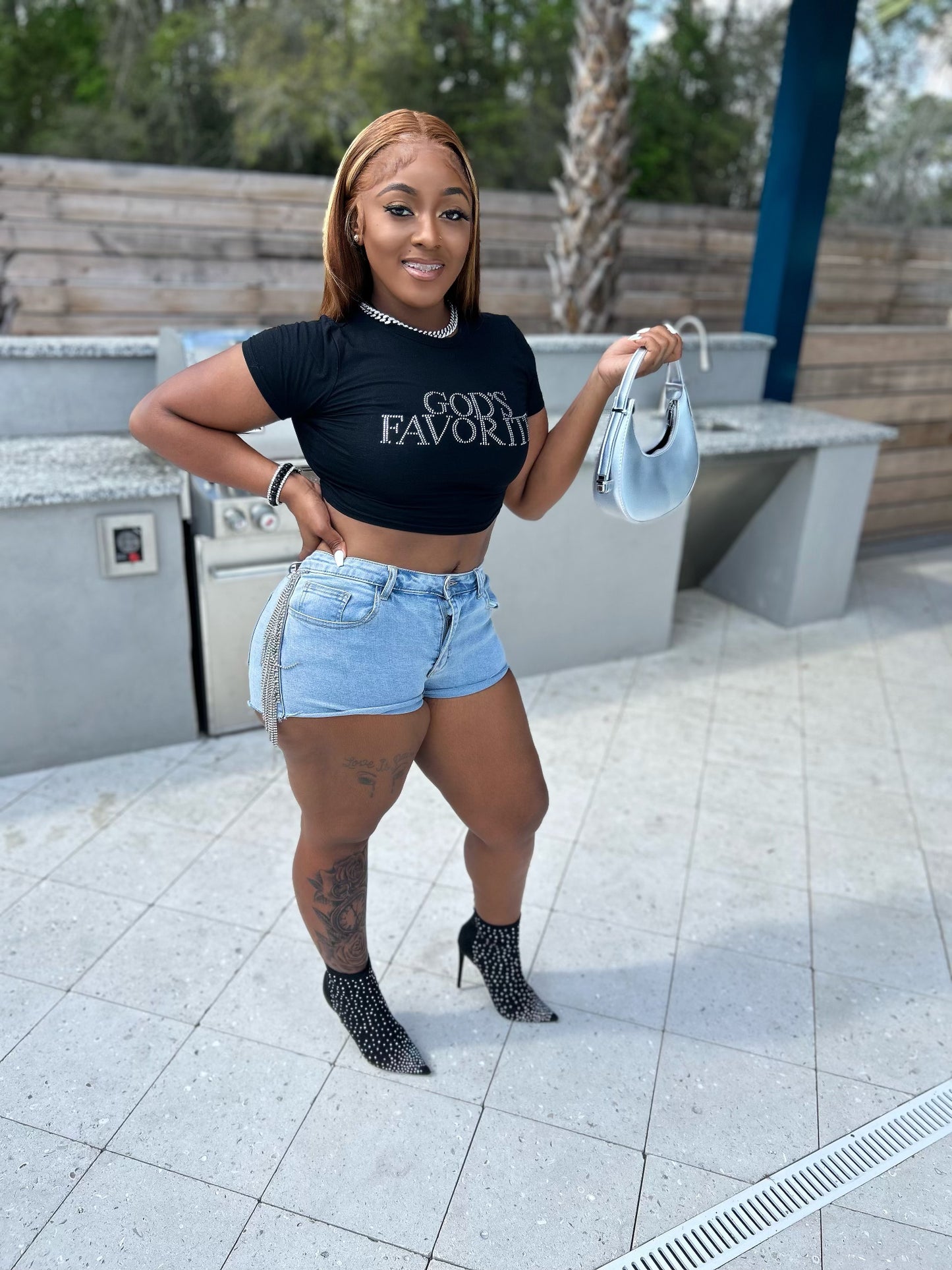 “Gods Favorite” Black Top