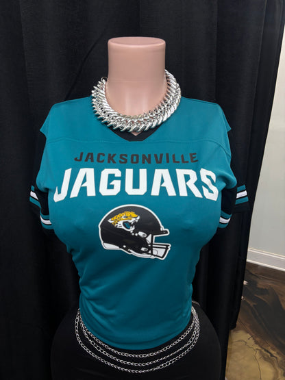 “Let’s Go Jags” Turquoise Jersey