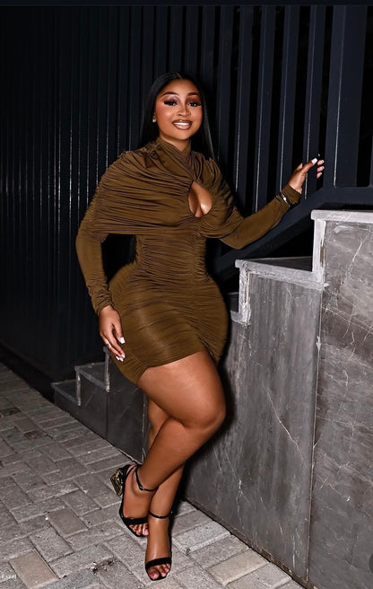 “Seasoned ” Green Dress
