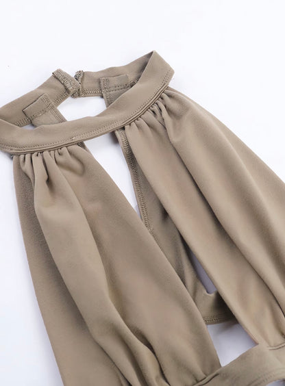 “Champagne Wishes” Brown Dress