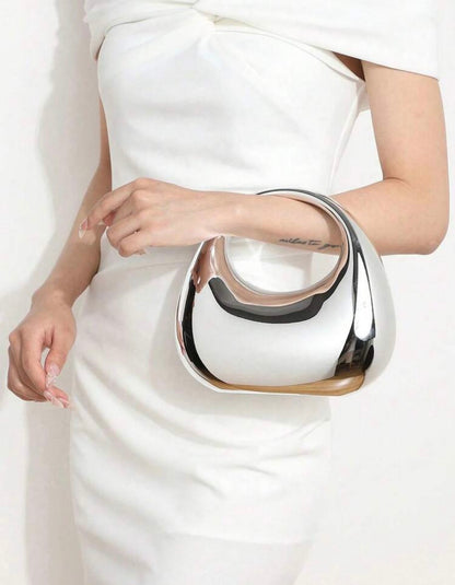 “Ironic Mini” Silver Handbag