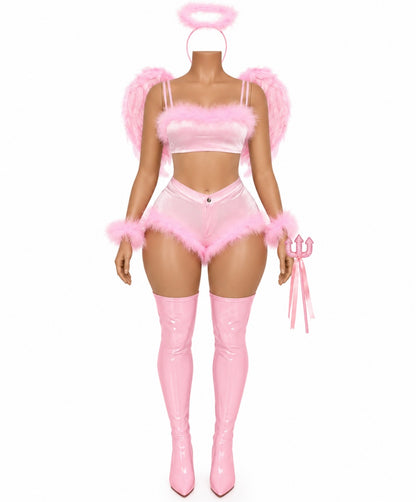 “Hot As Hell” Red 3 Piece Costume Set