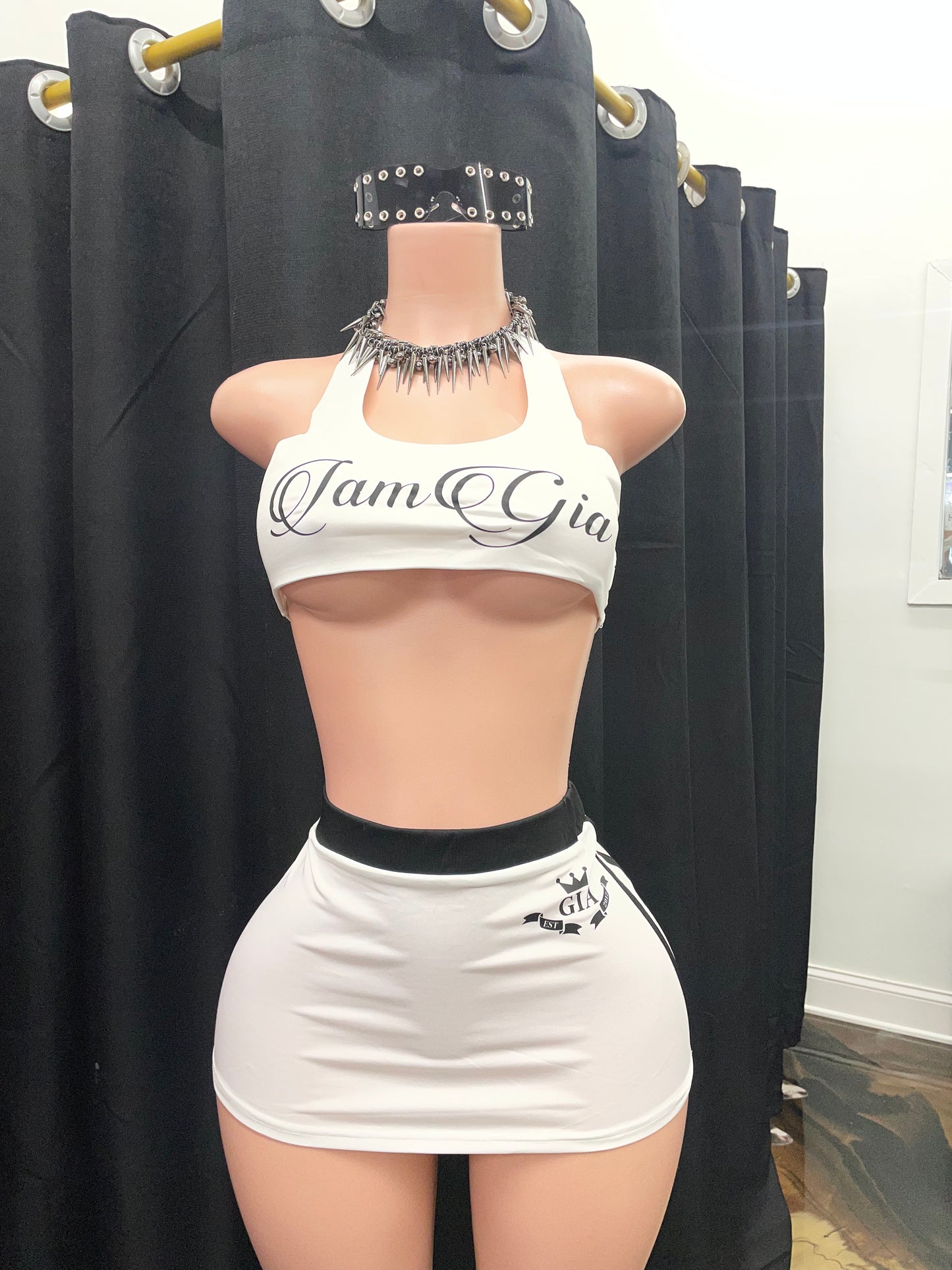 “Gia Gia” White 2 Piece Set