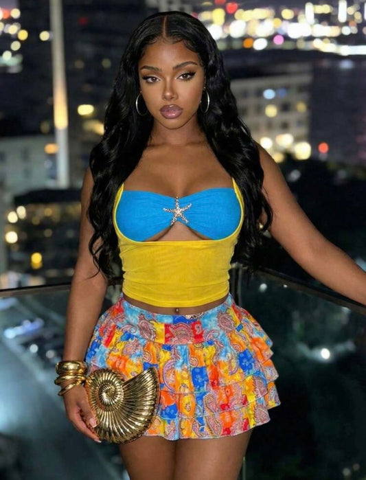 “Time Was Had” Yellow 3 Piece Set