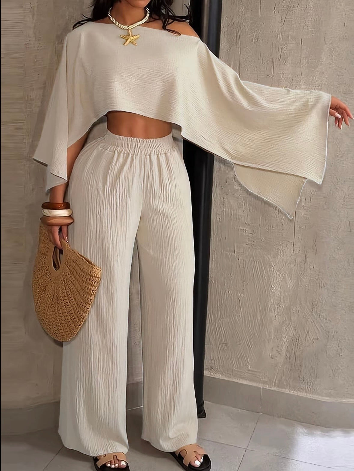 “Florence Flow” Green 2 Piece Set