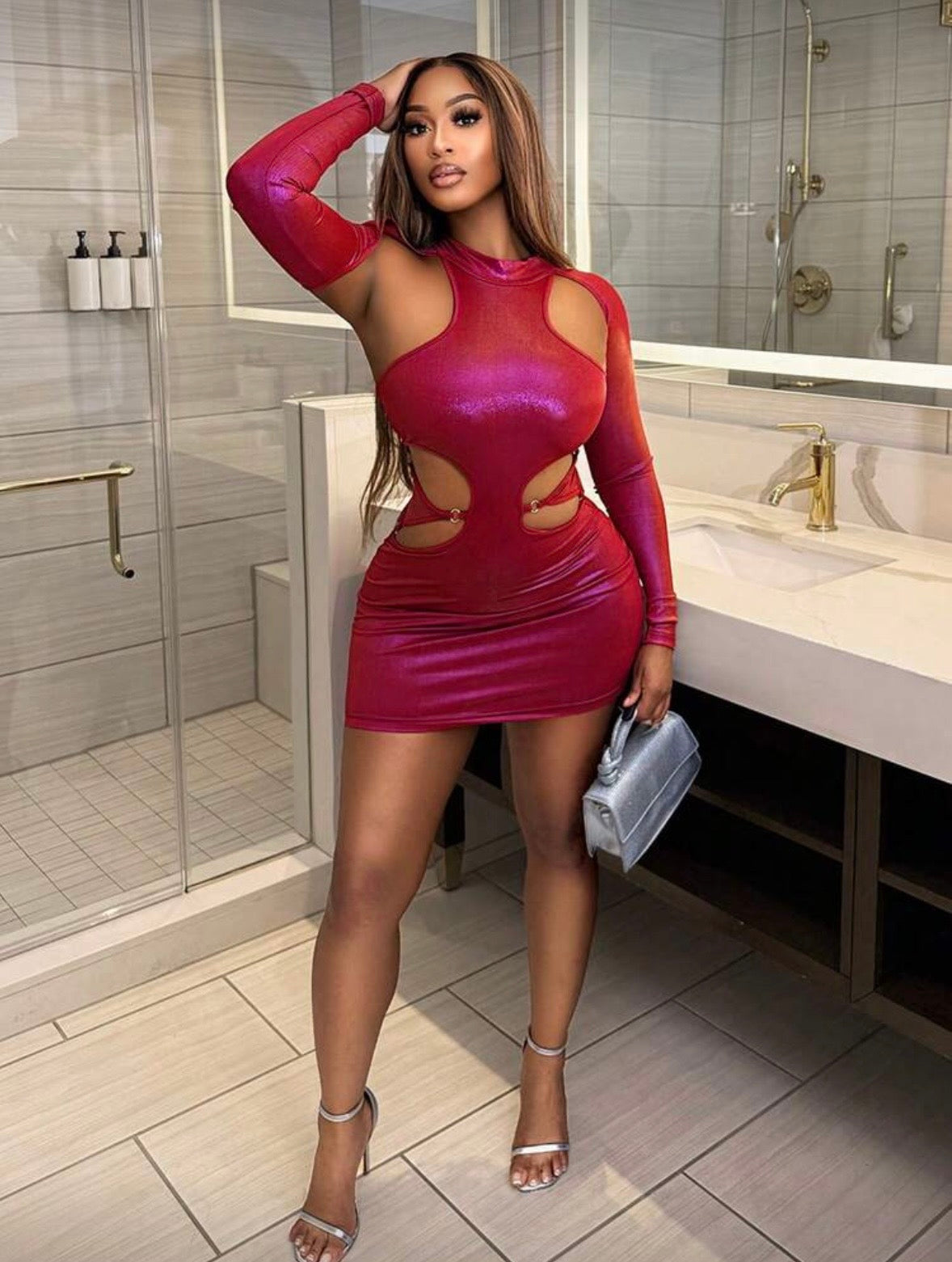 “Papaya Pink” Dress