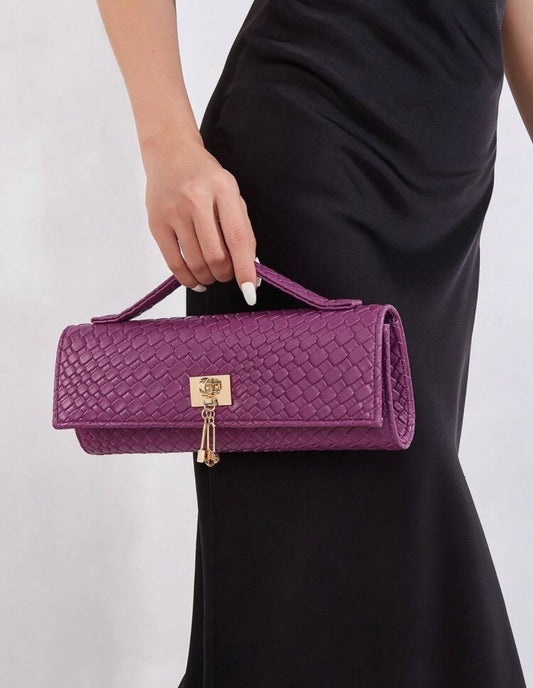 “Handle Up” Purple Handbag
