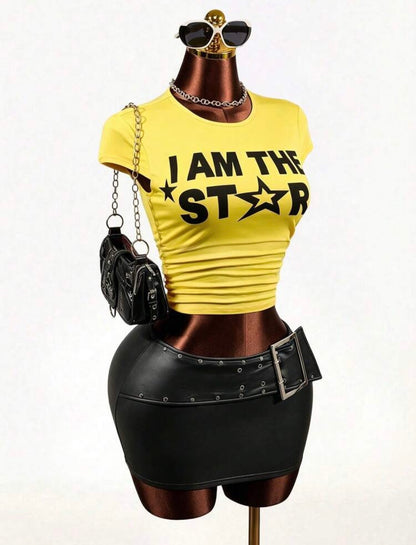 “The Star” Yellow Top