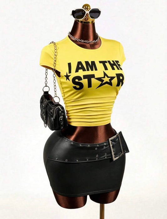 “The Star” Yellow Top