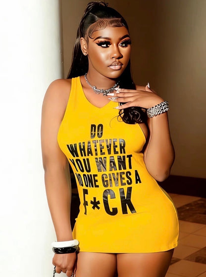 “Do Whatever” Black Dress