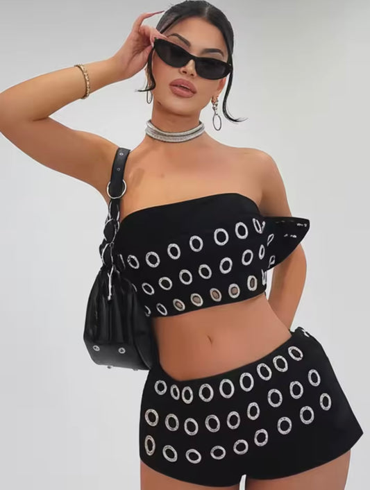 “Stardom” Black 2 Piece Set