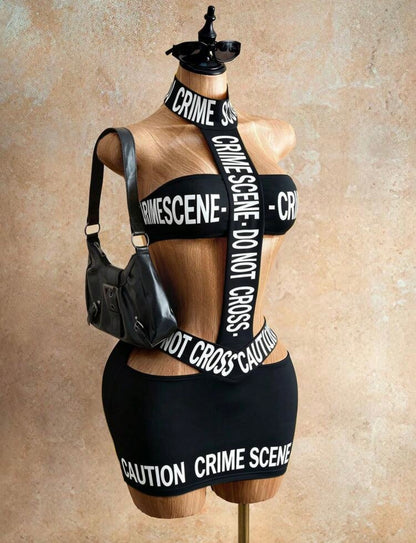 “Crime Scene” Yellow Dress