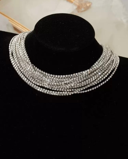 “Double Stack” Silver Necklace