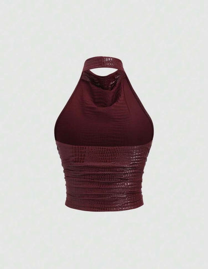 “Brandy” Burgundy Top