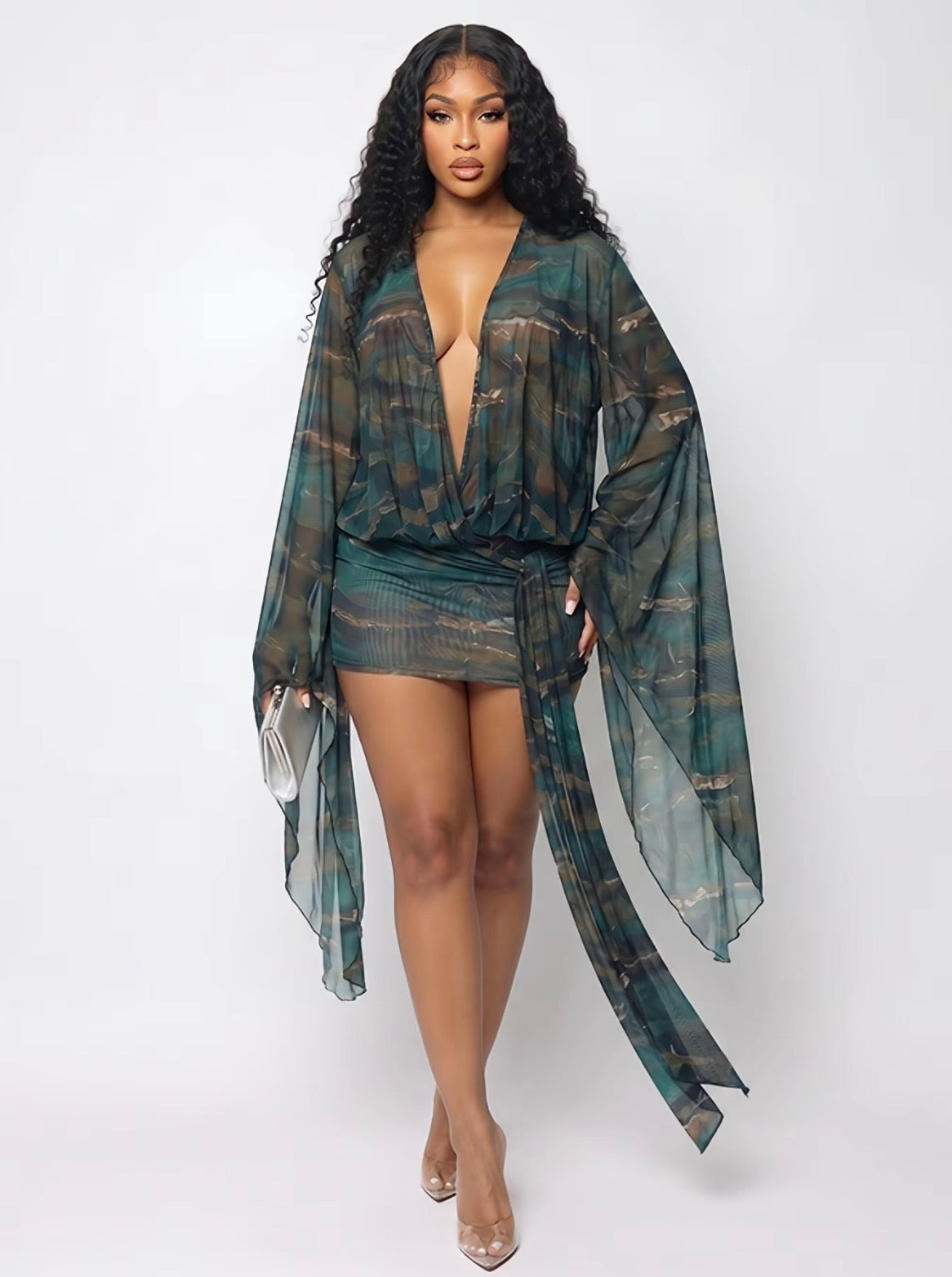 “Sec See” Multicolor Dress