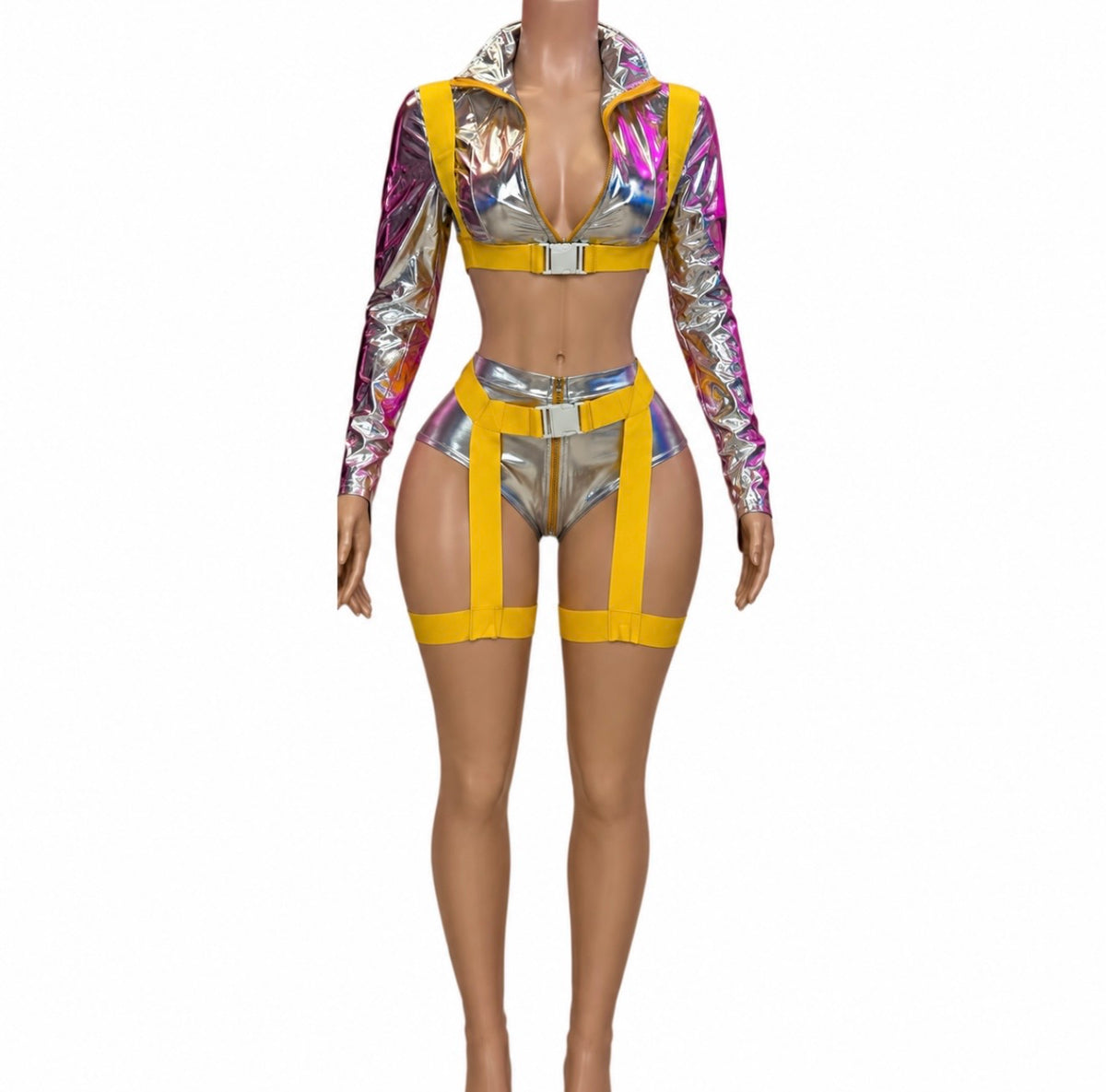 “Space Cadet” Yellow 4 Piece Costume Set
