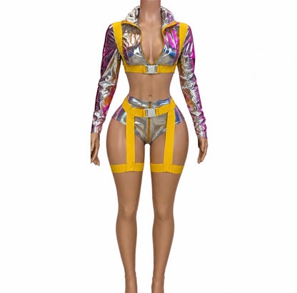 “Space Cadet” Yellow 4 Piece Costume Set