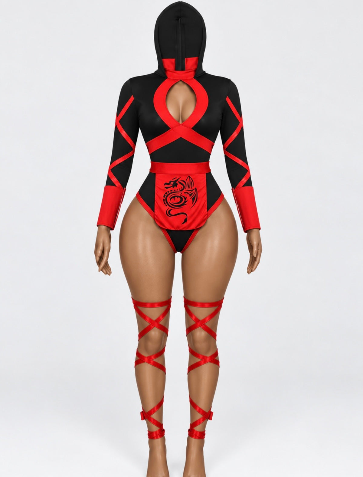 “Night Fight” Blue Romper 2 Piece Costume Set