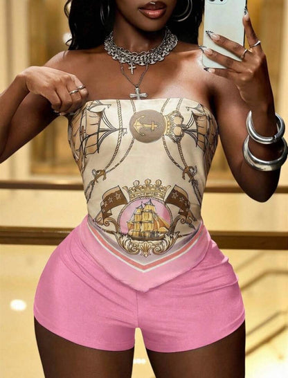 “Ice Cream” Pink 2 Piece Set