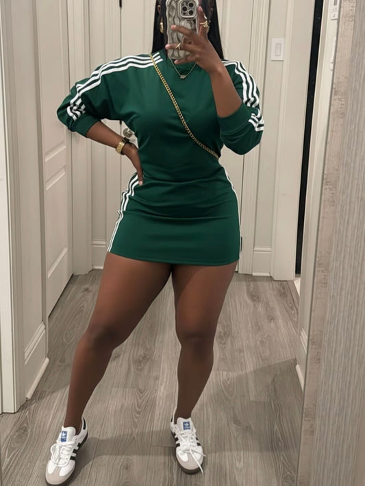 “Out Of Line” Green 2 Piece Set