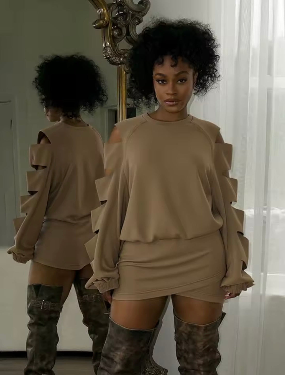 “Millie” Brown 2 Piece Set