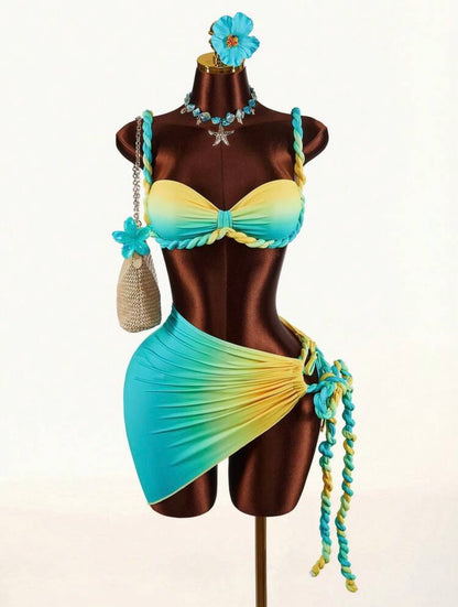 “Ocean Bridge” 3 Piece Swimsuit