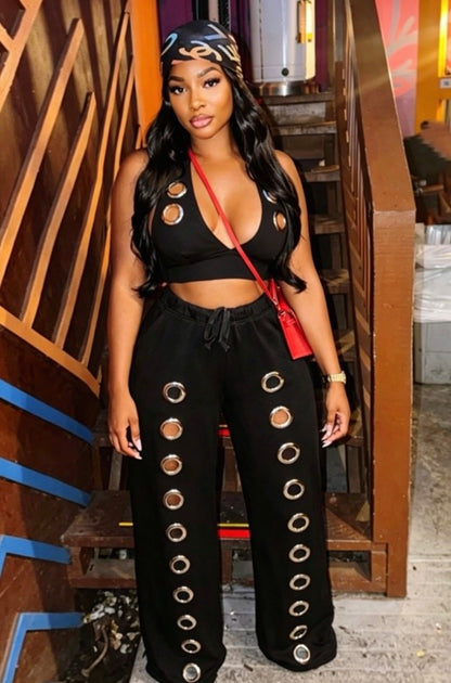 “Couture Cutout” Red 2 Piece Set