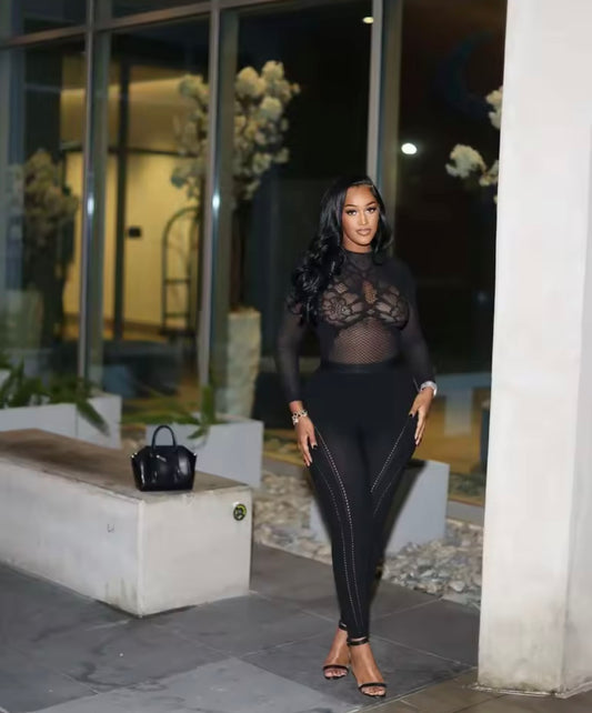 “Lucky You” Black 2 Piece Set