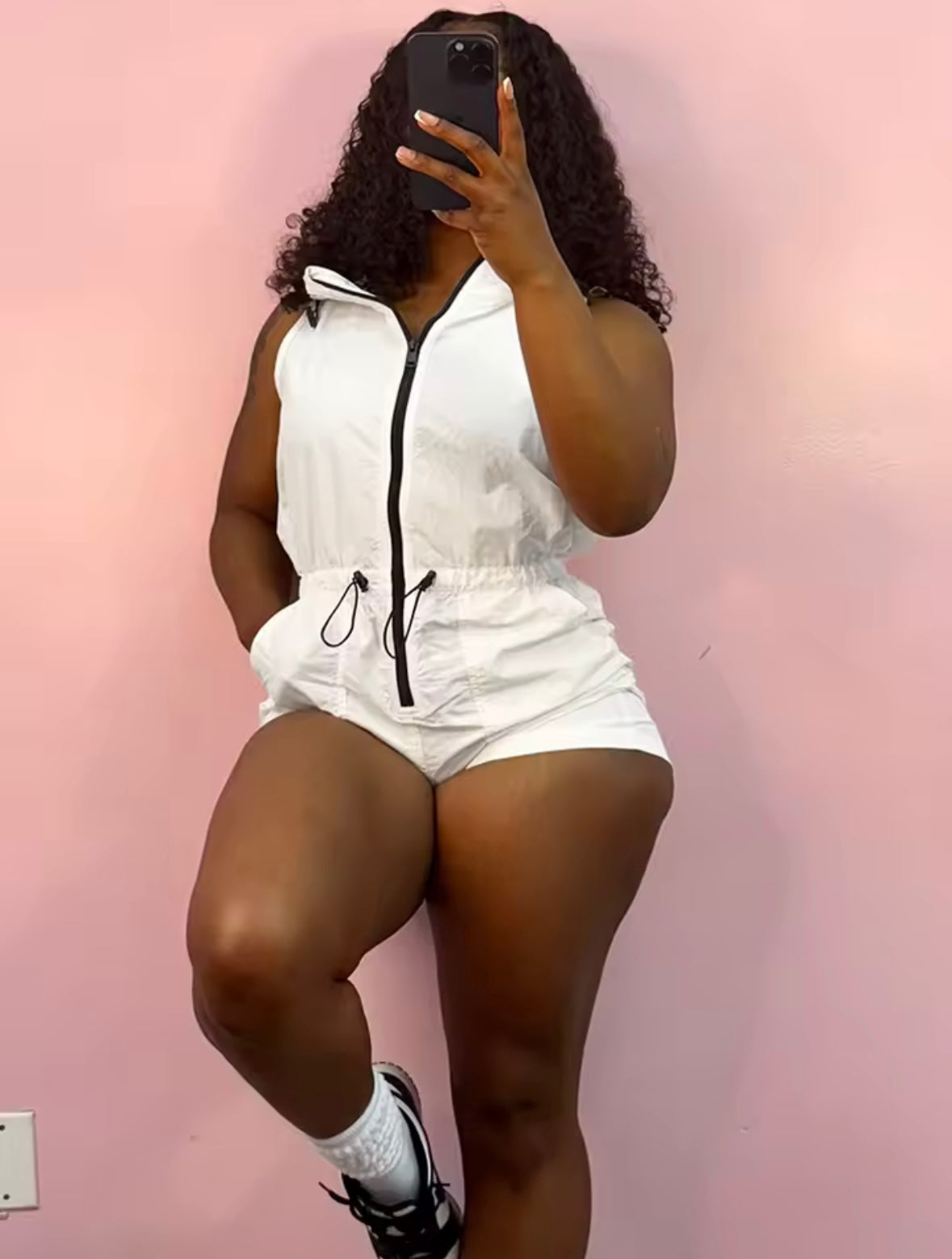 “Allure” Black Romper