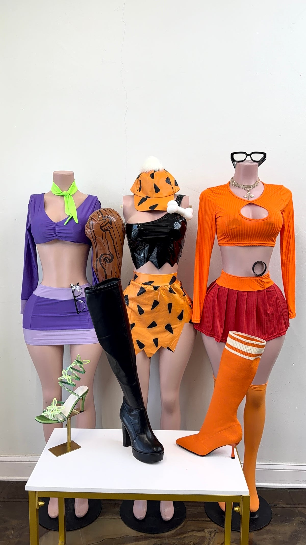 “Daphne” Purple 3 Piece Costume
