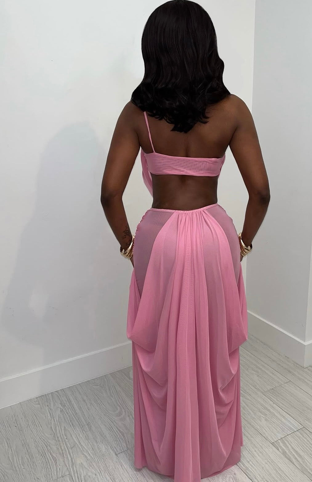 “French Maid” Pink 2 Piece Set